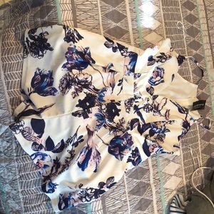 Floral fashion nova romper